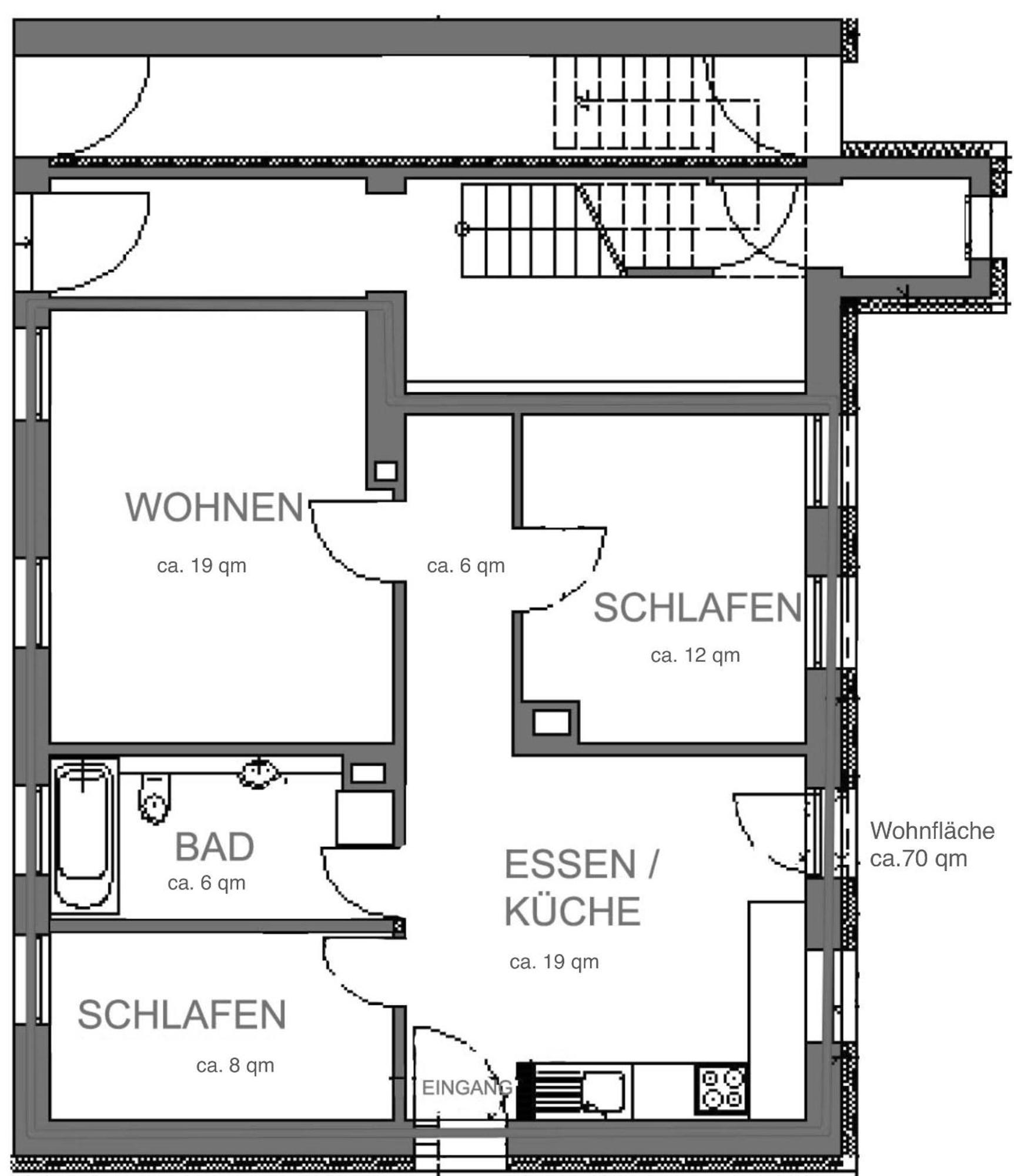 Altstadtwohnung Mit Eigenem Hauseingang Muelheim an der Ruhr Exterior photo